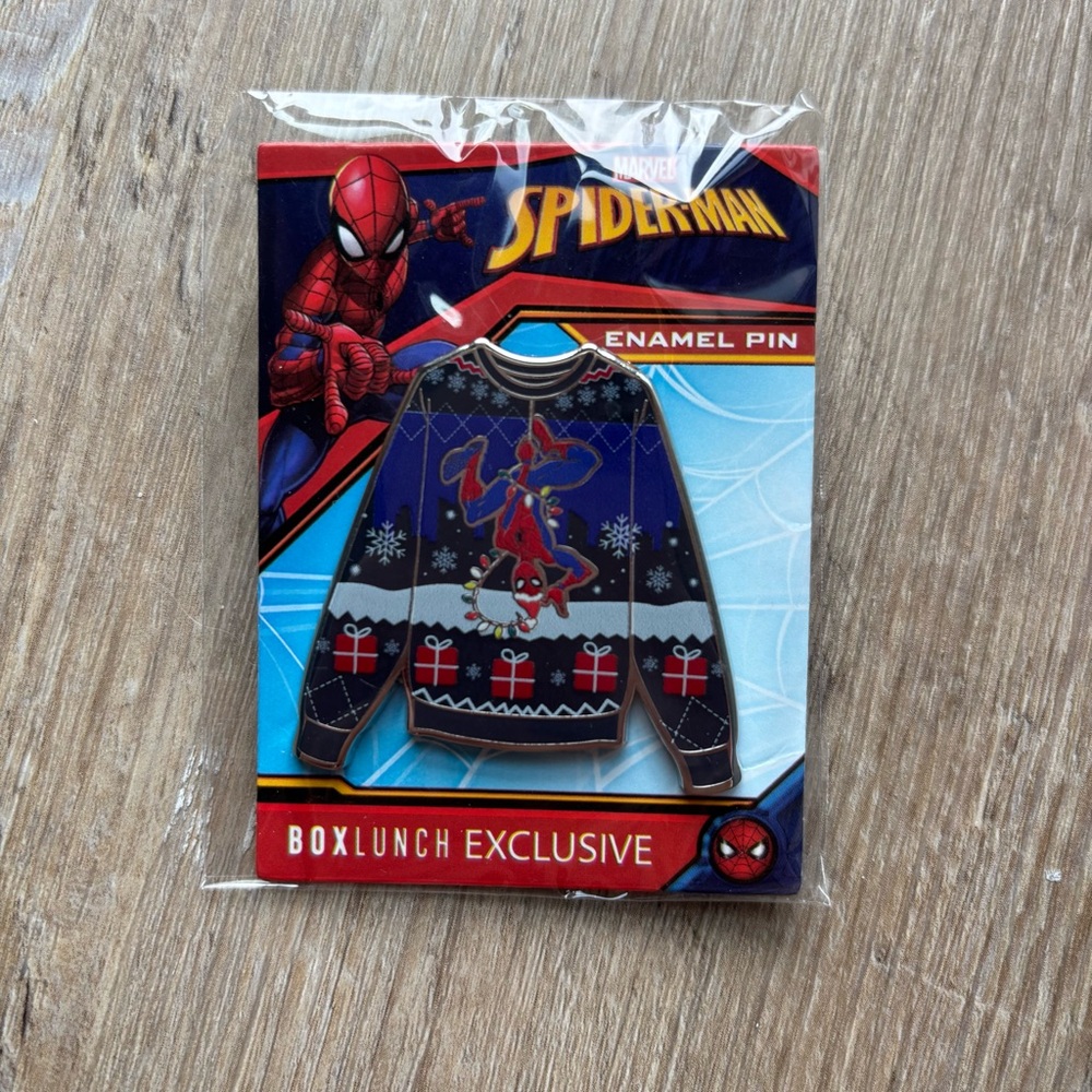 Marvel Spider-Man Red and Blue Enamel Pin